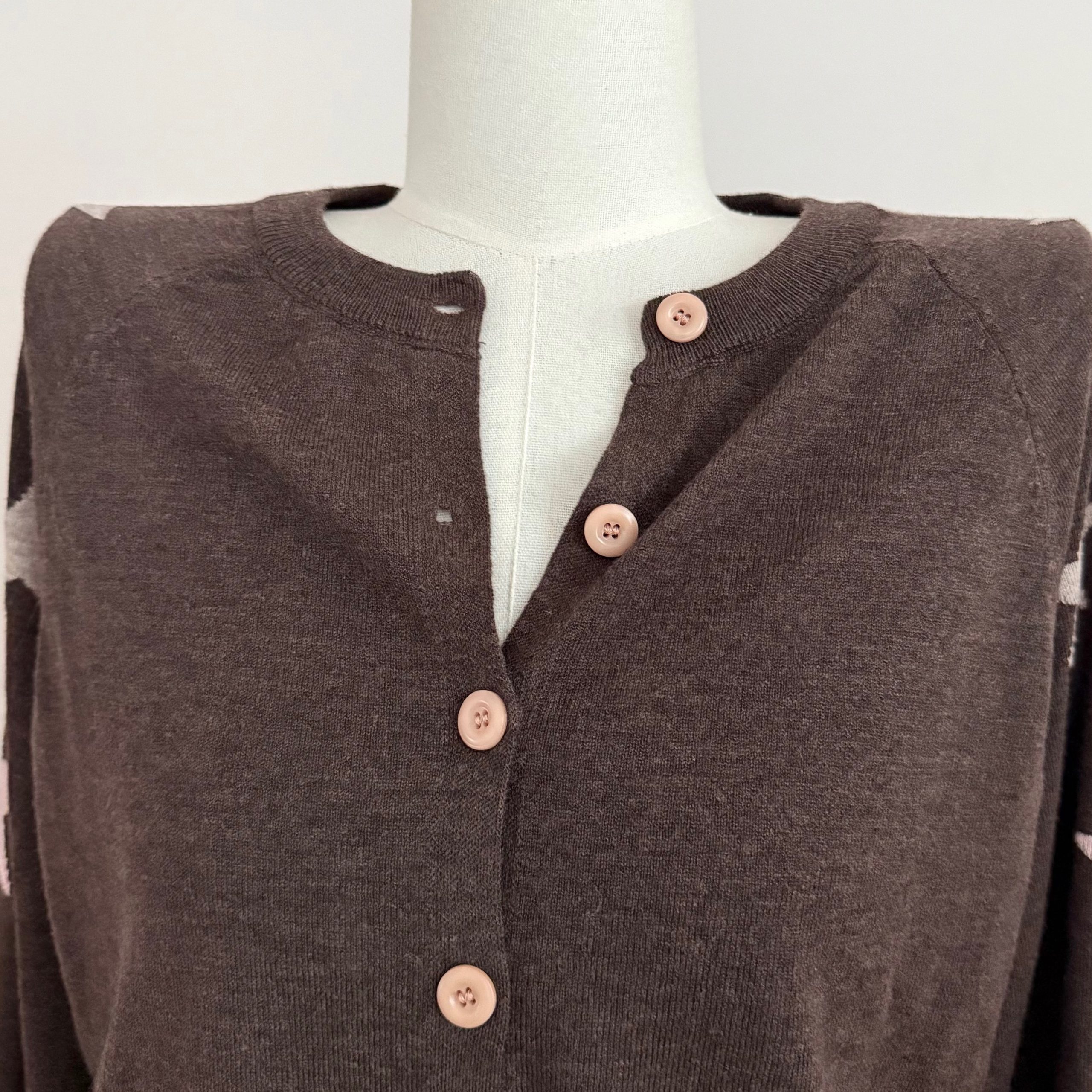 Women's Star Color Block Long Sleeve Knit Sweater Fall Lazy Style - Image 3